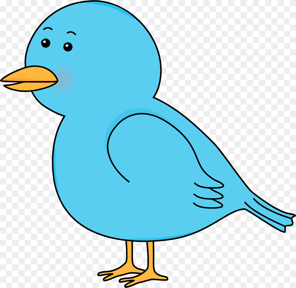 Waiting Cute Cartoon Bird Clipart Cartoon Blue Bird Clipart, Animal, Beak, Baby, Person Free Png Download