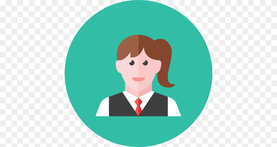 Waitress Icon Kameleon Iconset Webalys, Photography, Portrait, Face, Head Png Image