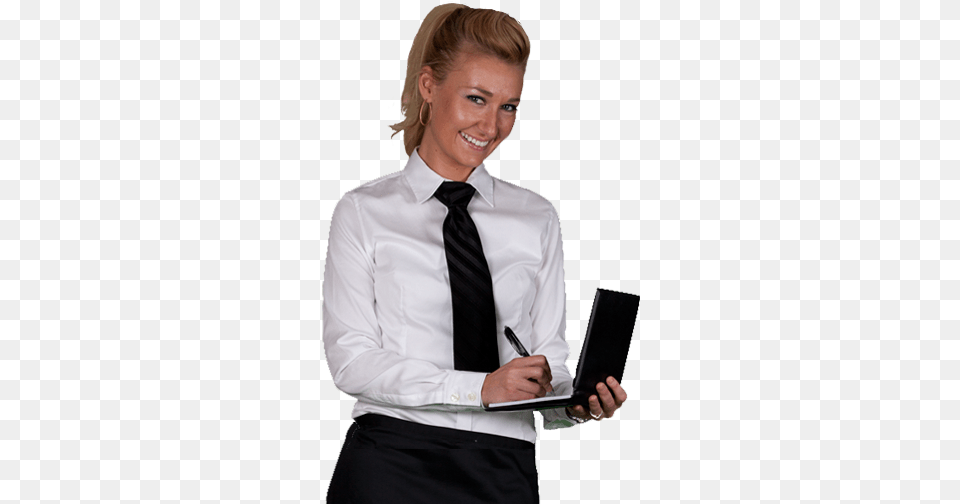 Waitress Waiter, Accessories, Tie, Clothing, Dress Shirt Png Image