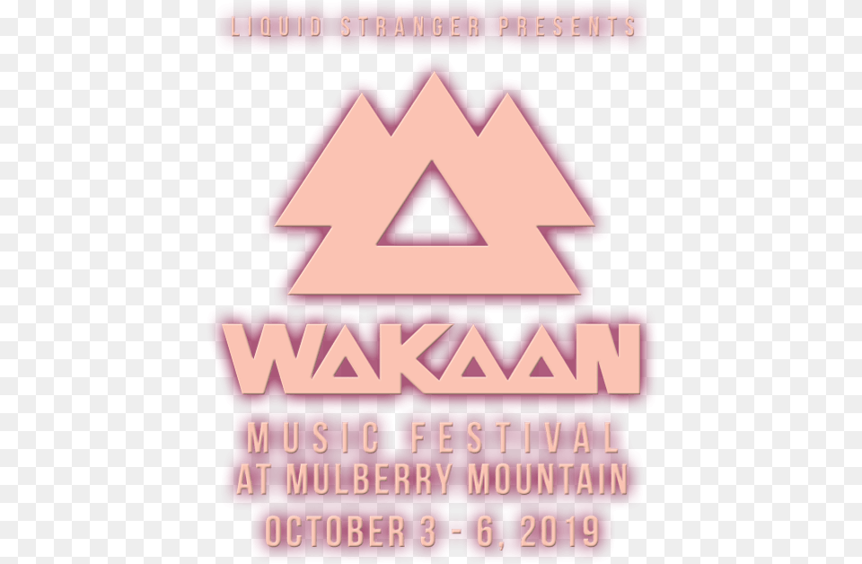 Wakaan Festival Logo Triangle, Advertisement, Poster, Purple, Food Free Png