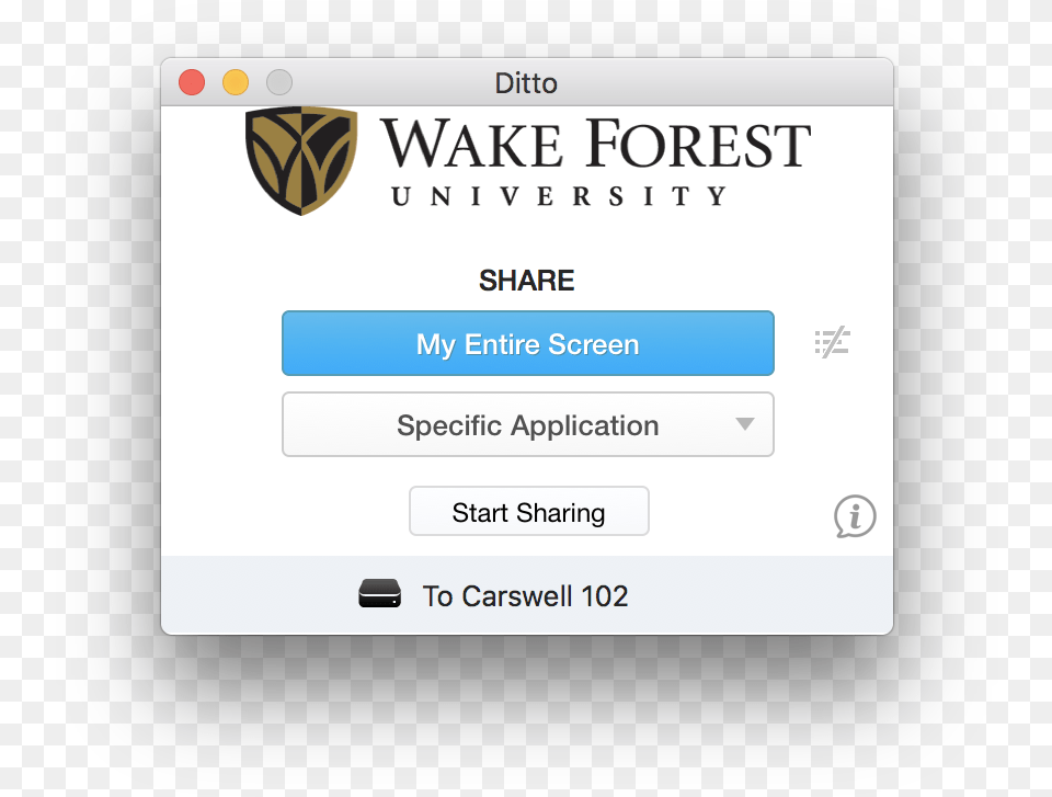 Wake Forest Cuts The Cord With Wireless Screen Sharing Wake Forest University, Text Png