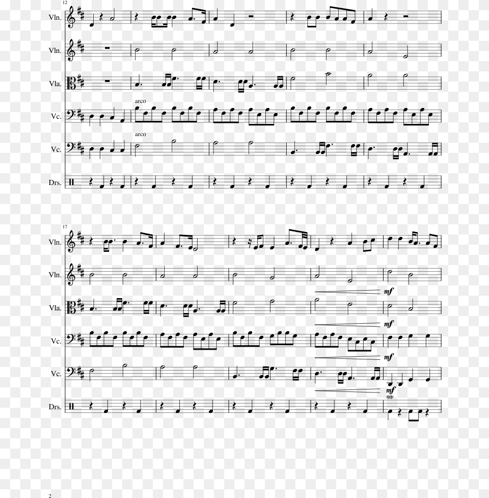 Wake Me Up Sheet Music Composed By Arr Fire Emblem Three Houses Main Theme Drums, Gray Free Transparent Png