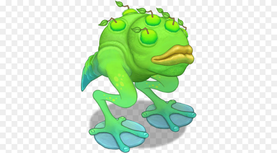 Wake Up The Wublins My Singing Monsters Wublins Brump, Green, Animal, Lizard, Reptile Free Transparent Png