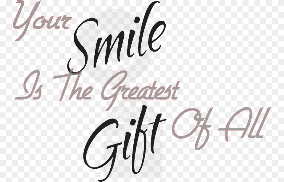 Wake Up With Smile, Calligraphy, Handwriting, Text Free Png Download