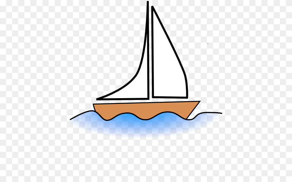 Wakeboard Boat Outline Clip Art, Sailboat, Transportation, Vehicle, Yacht Free Png Download