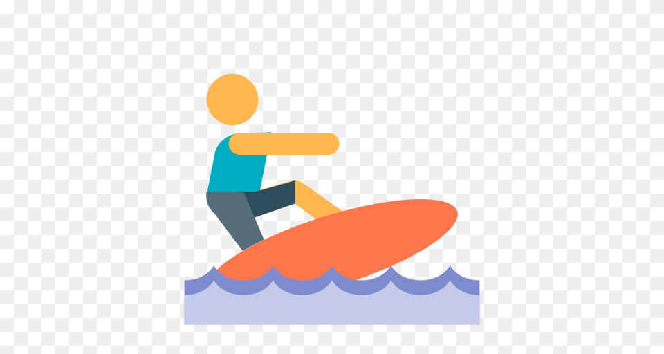 Wakeboarding Water Skiing Water Sports Icon With And Vector, Outdoors, Nature, Sea Free Transparent Png