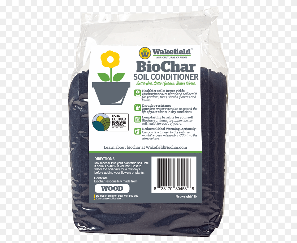 Wakefield Biochar Soil Conditioner Biochar Soil Conditioner, Powder, Qr Code Free Png Download