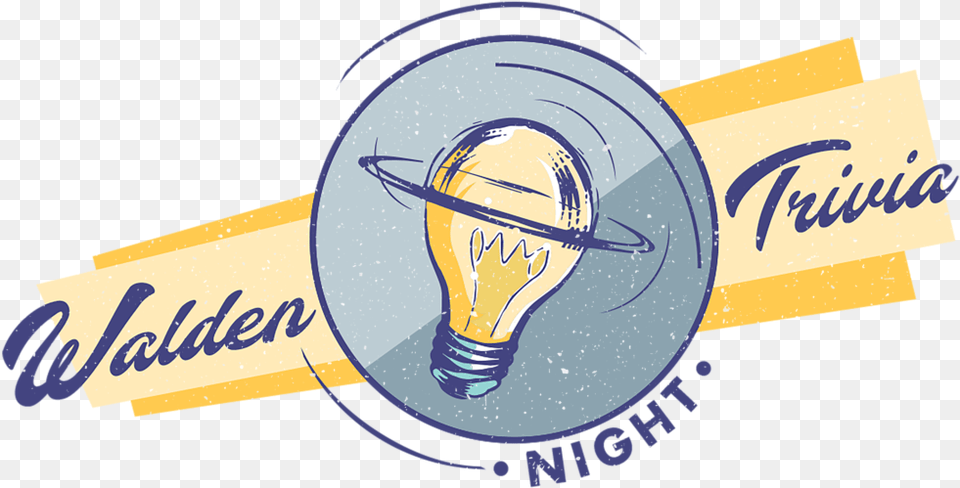 Walden Trivia Night Featured Event Graphic Design, Light, Logo, Lightbulb, Dynamite Free Transparent Png