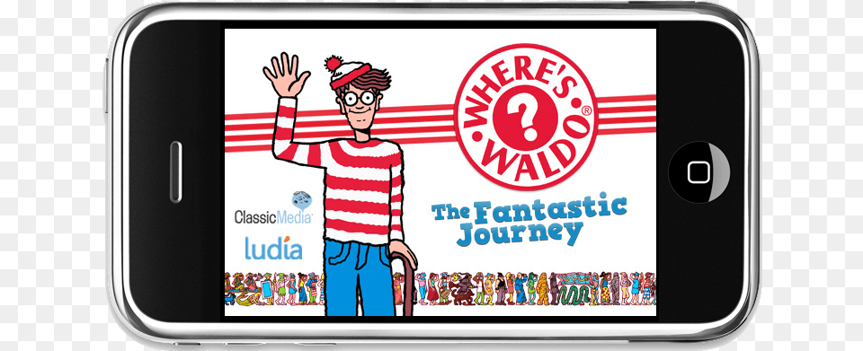 Waldo App, Electronics, Mobile Phone, Phone, Person Free Png Download
