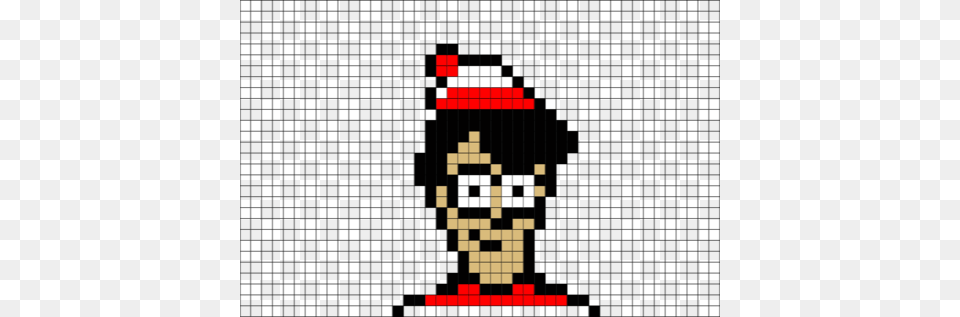 Waldo Pixel Art Pixel Art Minecraft Grid, Dynamite, Weapon Free Png