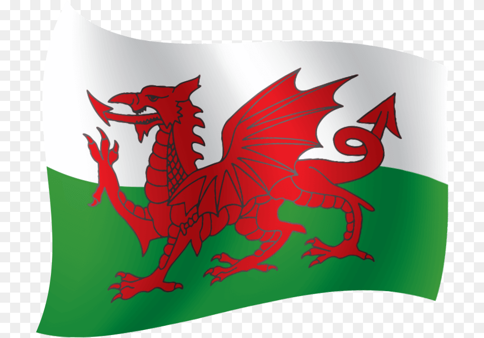 Wales Flag Background Welsh Flag No Background, Dragon, Animal, Bird, Chicken Png