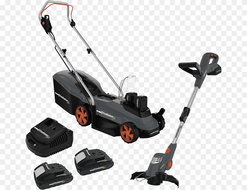 Walk Behind Mower, Grass, Lawn, Plant, Device Free Png Download
