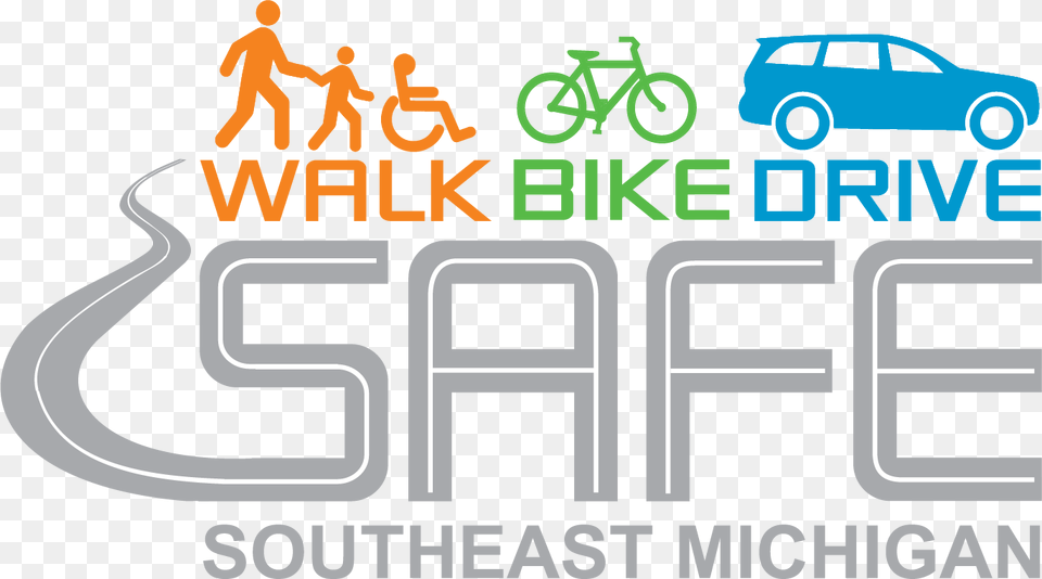 Walk Bike Drive Safe Logo Walk Drive Bike, Car, Vehicle, Transportation, Bicycle Png