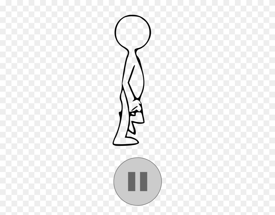 Walk Cycle Animation Walking Drawing Black And White, Cutlery Png