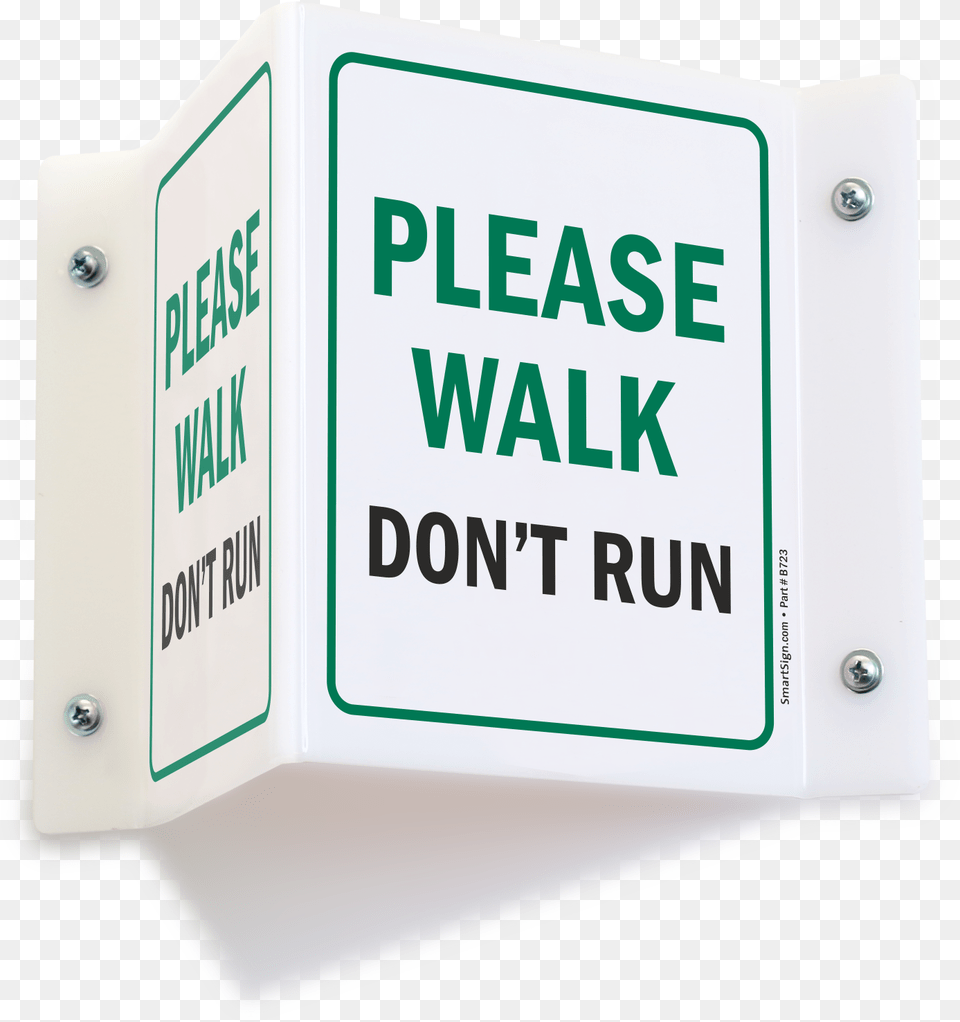 Walk Dont Run Sign Free Png