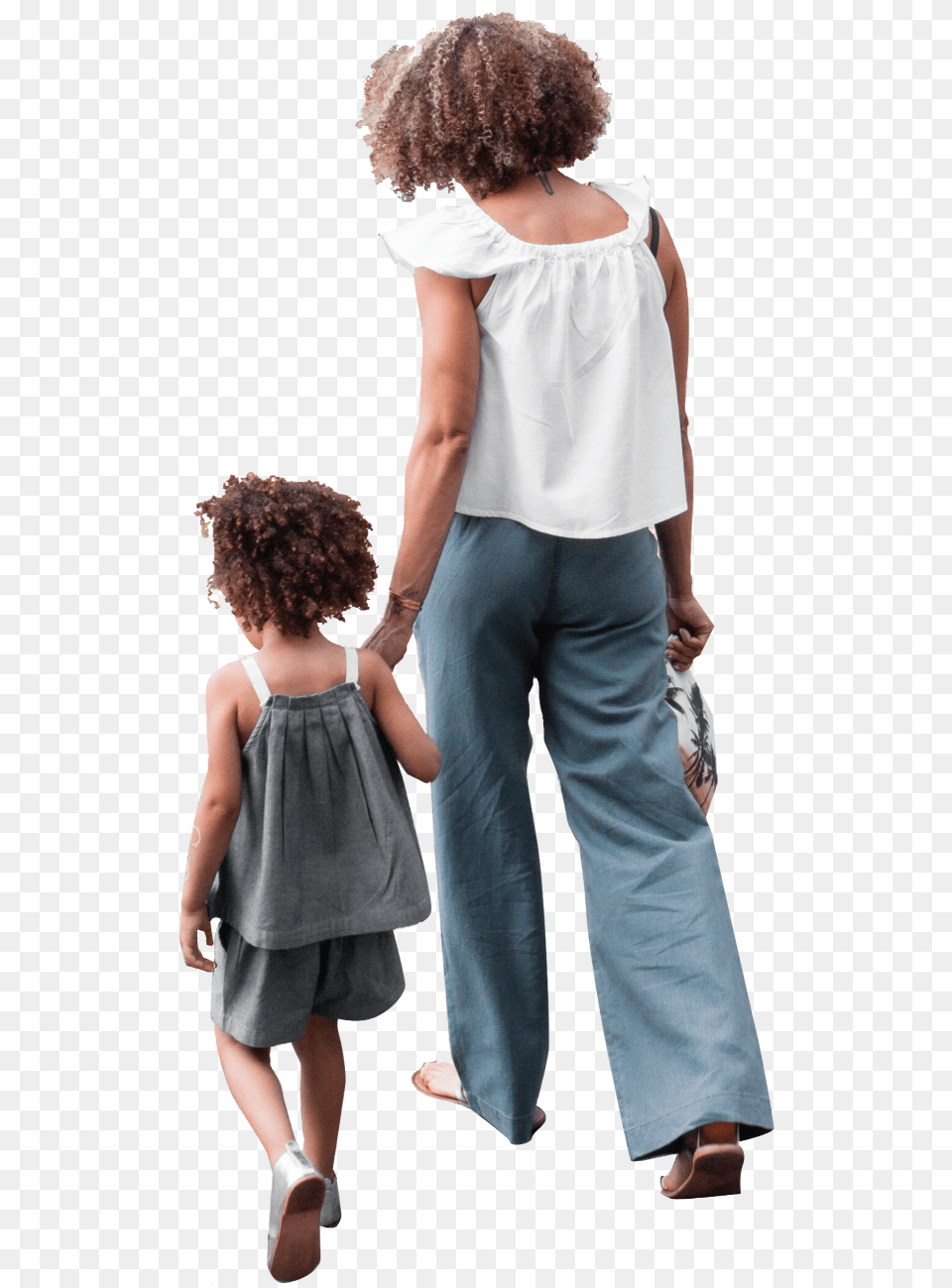 Walk Girls Woman Littlegirl Freetoedit Mother Child Standing, Home Decor, Jeans, Linen, Clothing Png