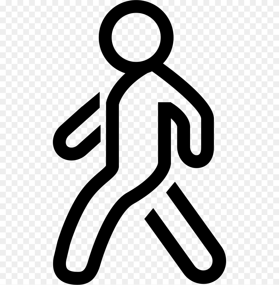 Walk Icon Walk Icon, Stencil, Smoke Pipe, Sign, Symbol Png