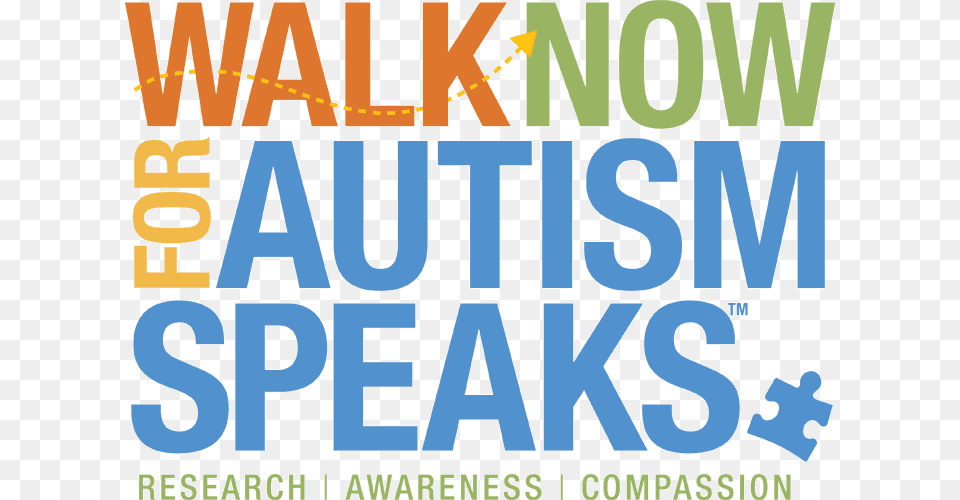 Walk Now For Autism Speaks Walk Now For Autism Speaks Logo, Text, Head, Person Free Png