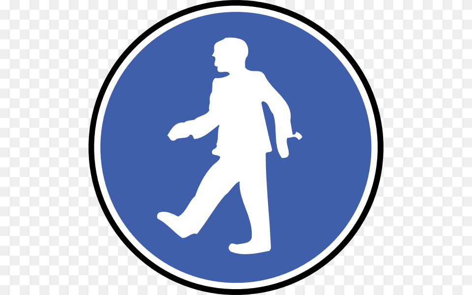 Walk On Feet Svg Clip Arts Warning Sign Man Walking, Person, Head, Symbol Free Png Download