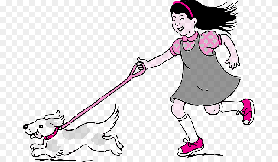 Walk The Dog Clipart Take The Dog For A Walk, Baby, Person, Accessories, Strap Png