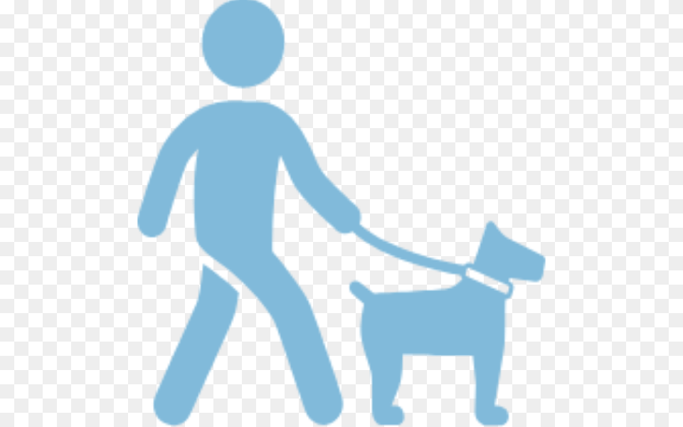 Walk The Dog Icon Clipart Download Dog On Leash Icon, Person, Walking Free Transparent Png