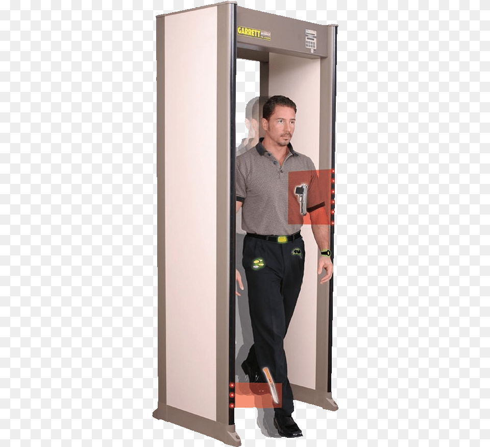 Walk Through Metal Detector, Adult, Person, Man, Male Png
