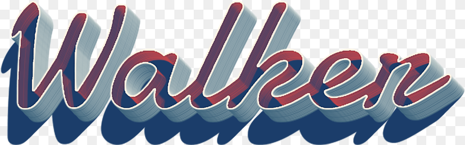 Walker 3d Letter Name Graphic Design, Art, Graphics, Logo, Text Free Png Download