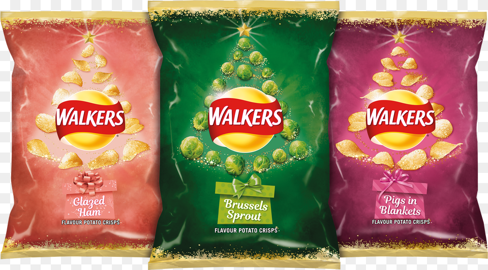 Walkers Christmas Crisps Walkers Brussel Sprout Crisps Free Png Download