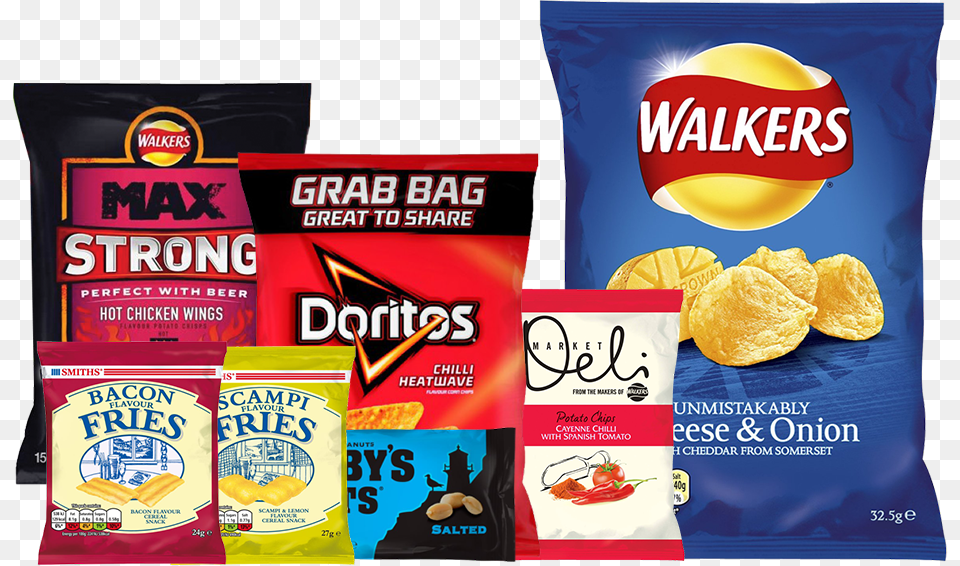 Walkers Crisps Prawn Cocktail, Food, Snack, Bread Png Image