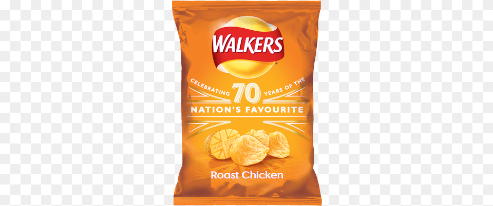 Walkers Crisps Ready Salted Walkers Crisps, Food, Snack, Bread Free Png Download