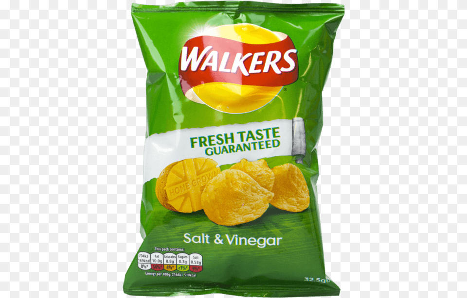 Walkers Crisps Salt And Vinegar Salt And Vinegar Crisps, Snack, Food, Citrus Fruit, Fruit Free Png Download