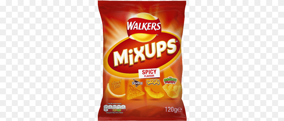 Walkers Mixups Crisps Uk Spicy Mix Up Crisps, Food, Snack, Ketchup Free Png