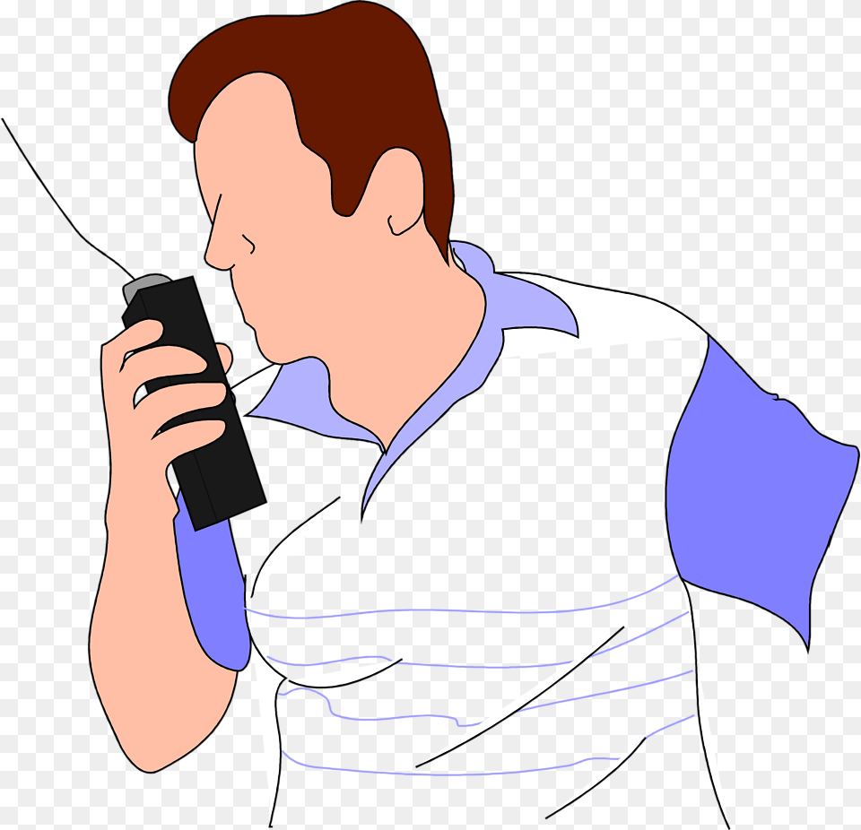 Walkie Talkie Cliparts Man Walkie Talkie, Photography, Adult, Male, Person Free Png