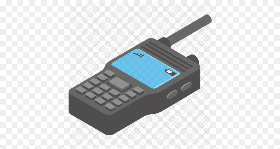 Walkie Talkie Icon Of Isometric Style Mobile Phone, Electronics, Mobile Phone, Computer Free Png