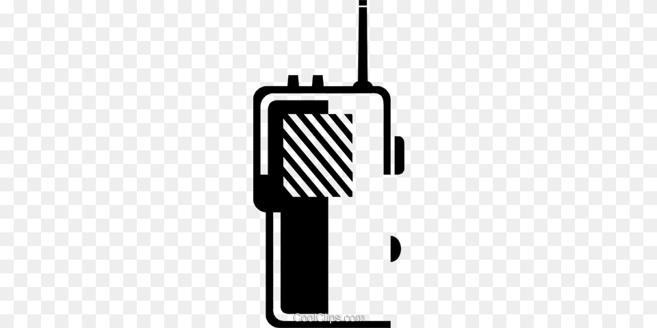 Walkie Talkie Royalty Vector Clip Art Illustration, Electronics, Radio Png