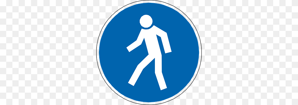 Walking Person, Sign, Symbol, Pedestrian Free Png Download