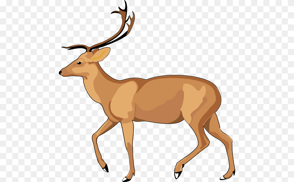 Walking Animal Side View Clip Art, Deer, Mammal, Wildlife, Antelope Free Png
