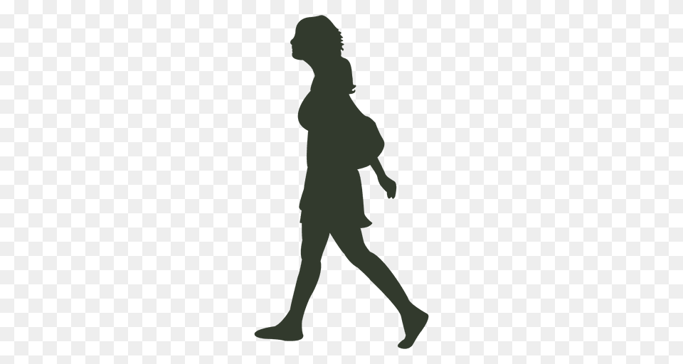 Walking Away Silhouette, Person, Head Free Transparent Png