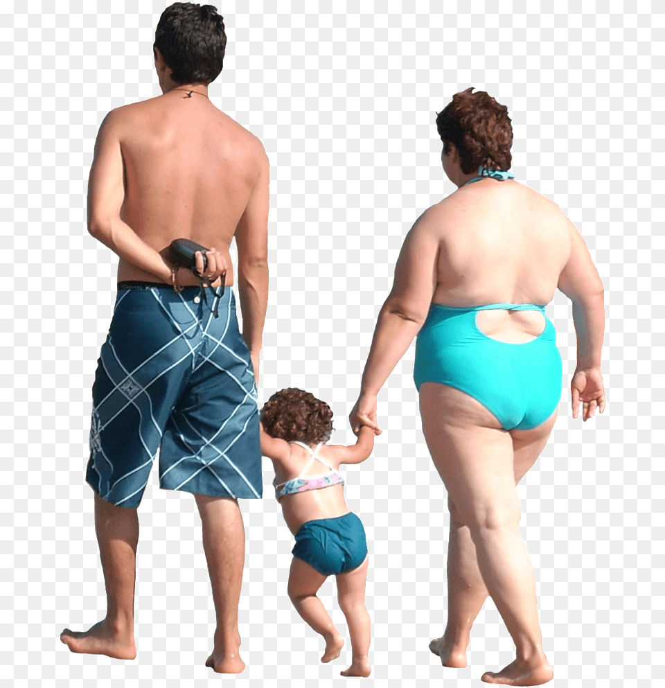 Walking Beach People Walking, Shorts, Back, Body Part, Clothing Png Image