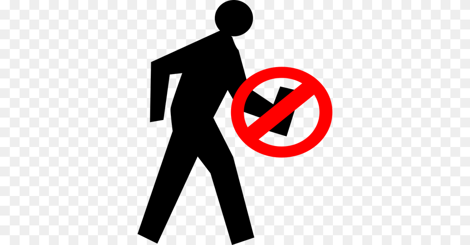Walking Clipart, Sign, Symbol, Road Sign Free Png Download