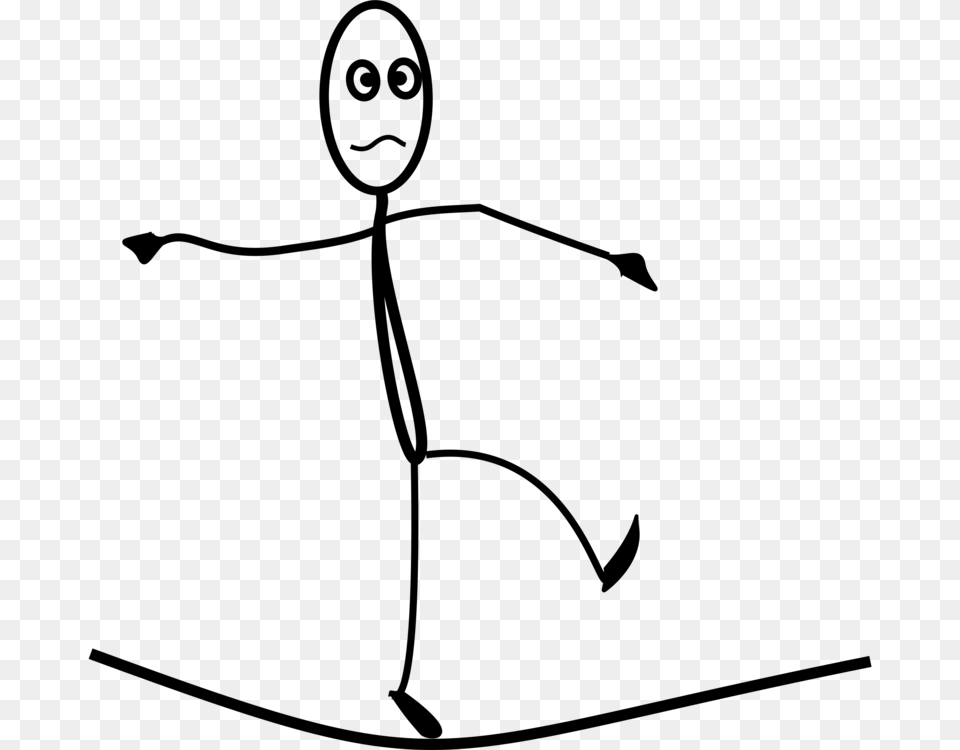 Walking Clipart Stick Man All About Clipart, Gray Png