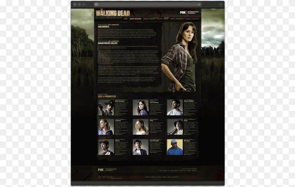 Walking Dead, Advertisement, Poster, File, Person Free Png