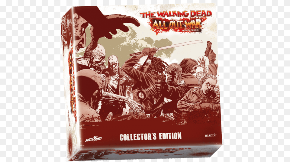 Walking Dead All Out War Collector39s Edition, Book, Comics, Publication, Sword Free Transparent Png