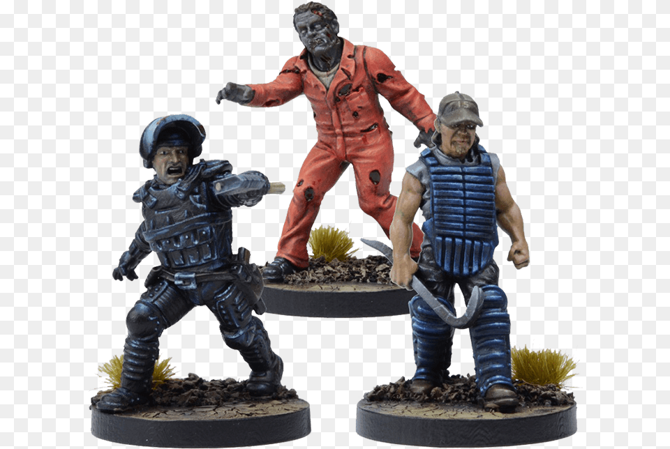 Walking Dead All Out War Rick Prison Advisor Booster, Figurine, Adult, Baby, Male Free Png