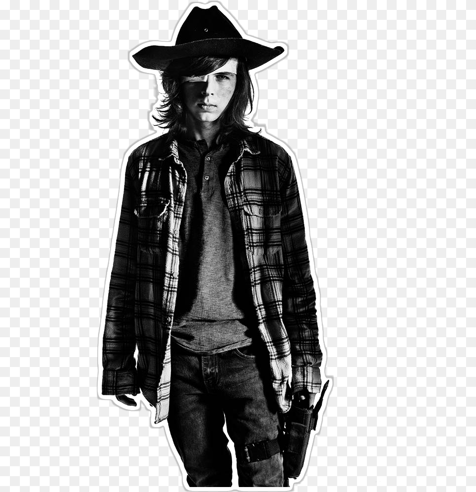 Walking Dead Carl Backgrounds, Clothing, Coat, Hat, Adult Free Png