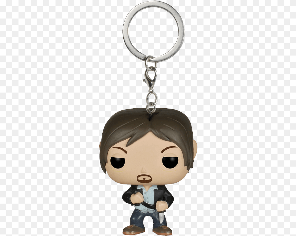 Walking Dead Daryl Dixon Pocket Pop Keychain Keychain, Accessories, Earring, Jewelry Free Png