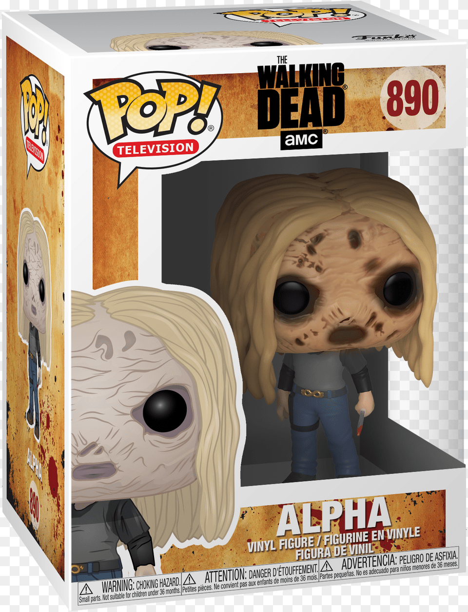 Walking Dead Dog Funko Pop, Face, Head, Person, Baby Free Png Download