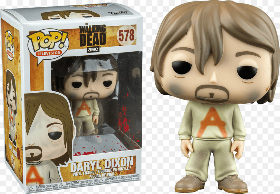 Walking Dead Funko Pop Daryl, Adult, Person, Woman, Female Free Transparent Png
