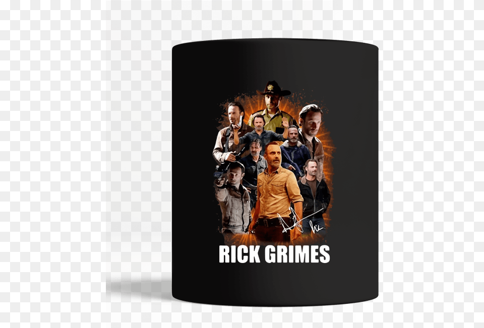 Walking Dead Rick Grimes Shirt Walking Dead Rick Grimes Signature Shirt, Advertisement, Poster, Adult, Male Free Png Download
