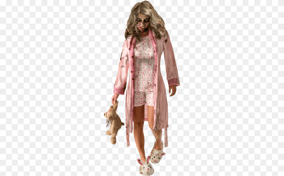 Walking Dead Zombie Costume, Clothing, Coat, Person, Child Free Png Download